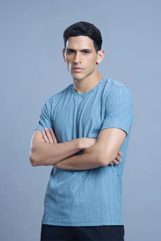 GRACE T SHIRT- SEA BLUE