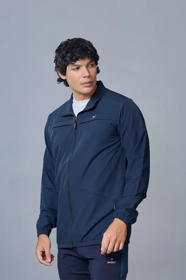 RACE JACKET - NAVY BLUE