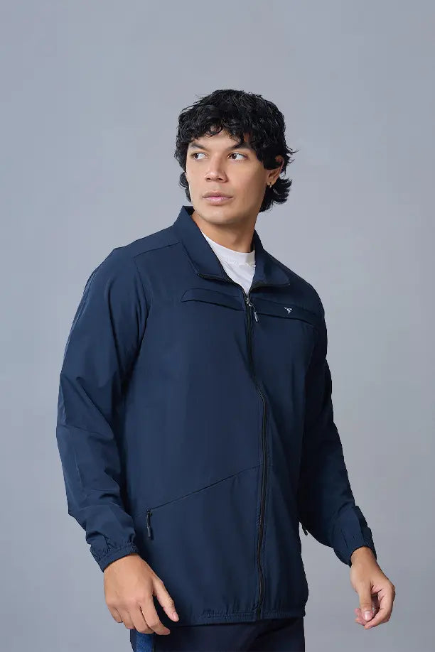 RACE JACKET - NAVY BLUE