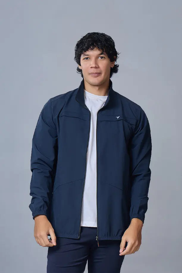 RACE JACKET - NAVY BLUE