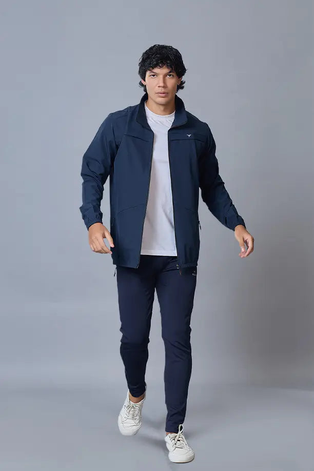 RACE JACKET - NAVY BLUE