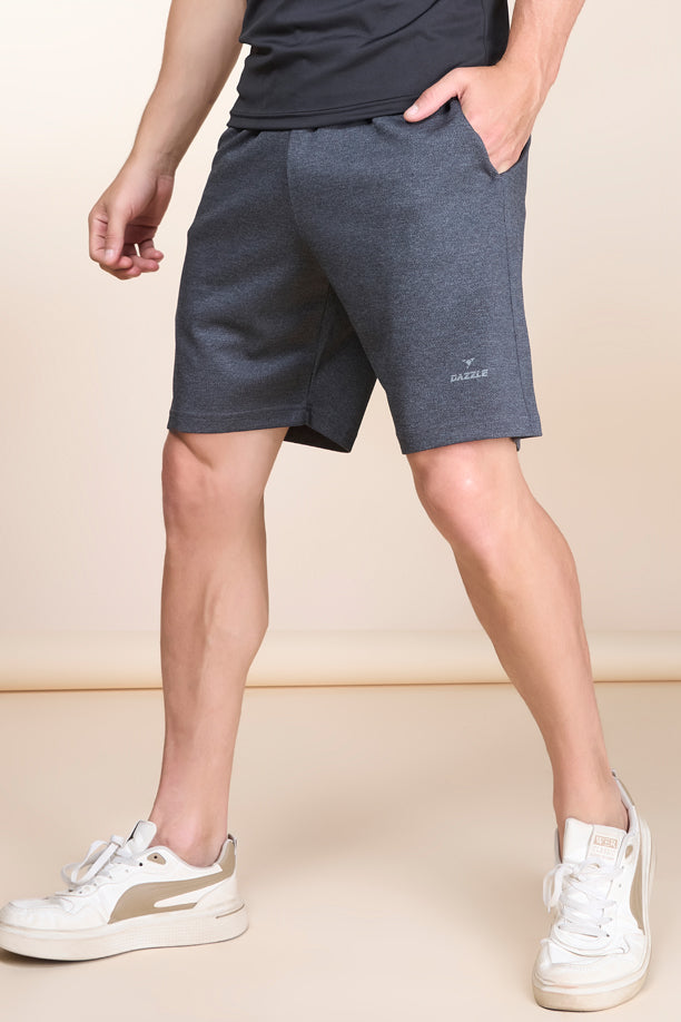 MELANGE SHORT | BLACK