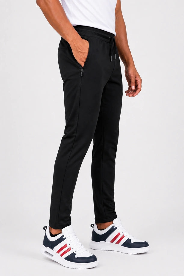 Men Regular Fit Stretch Trackwear | LYCRA TRACK PANT
