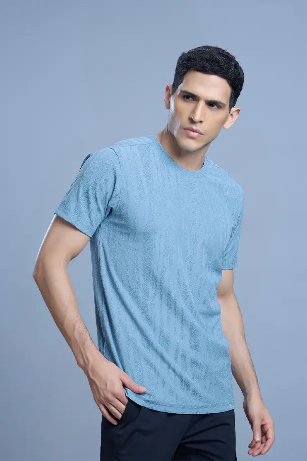 GRACE T SHIRT- SEA BLUE