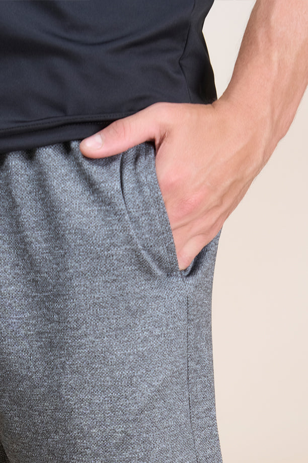 MELANGE SHORT | LIGHT GREY