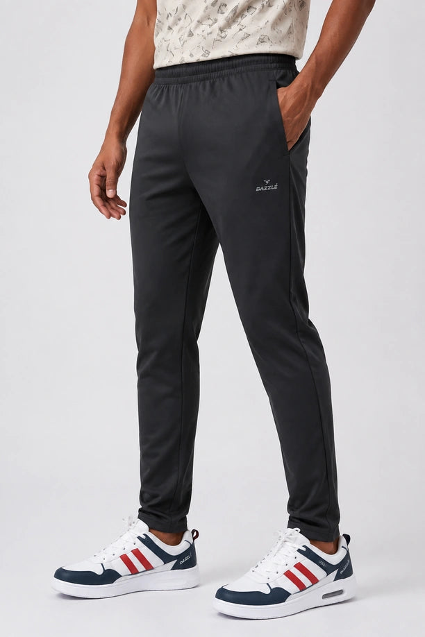 Men Regular Fit Stretch Trackwear | LYCRA TRACK PANT