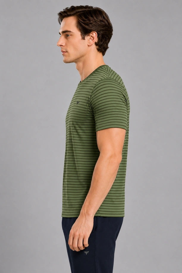 JOLLY ROUND NECK T SHIRT | GREEN