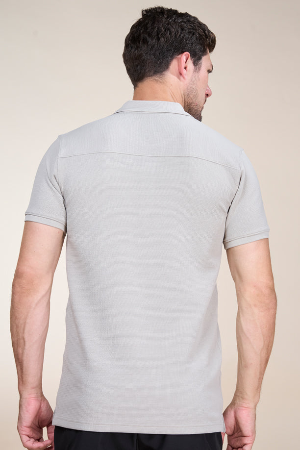 TANGY HALF TSHIRT | LIGHT GREY
