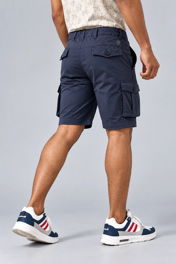 Men Regular Fit Cargo Shorts