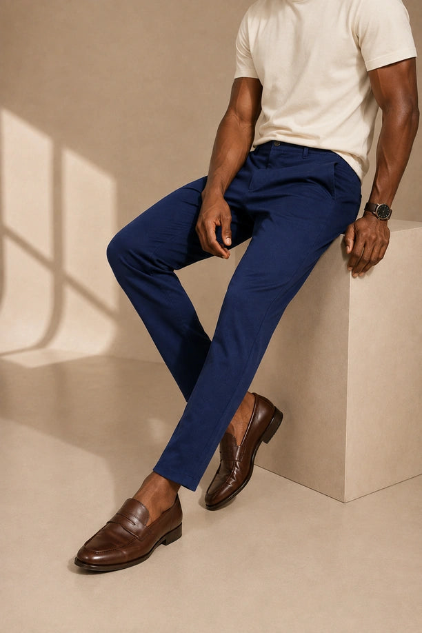 Men Dri Fit Stretch Pants with Zip Pockets with MULTI DRI FIT