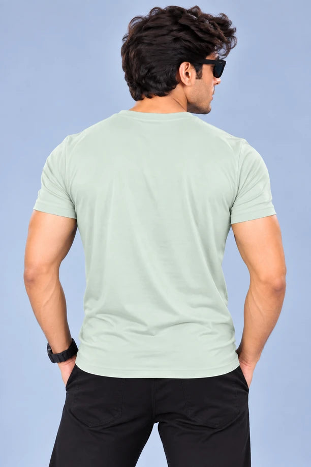 Men Printed Regular Fit Round Neck T-Shirt
