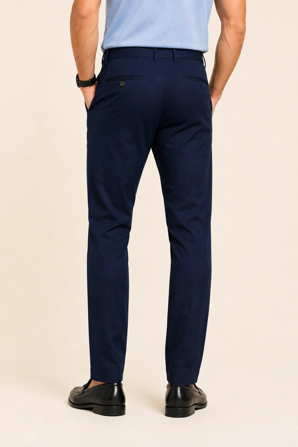 ALL TIME COTTON PANT - DARK NAVY BLUE
