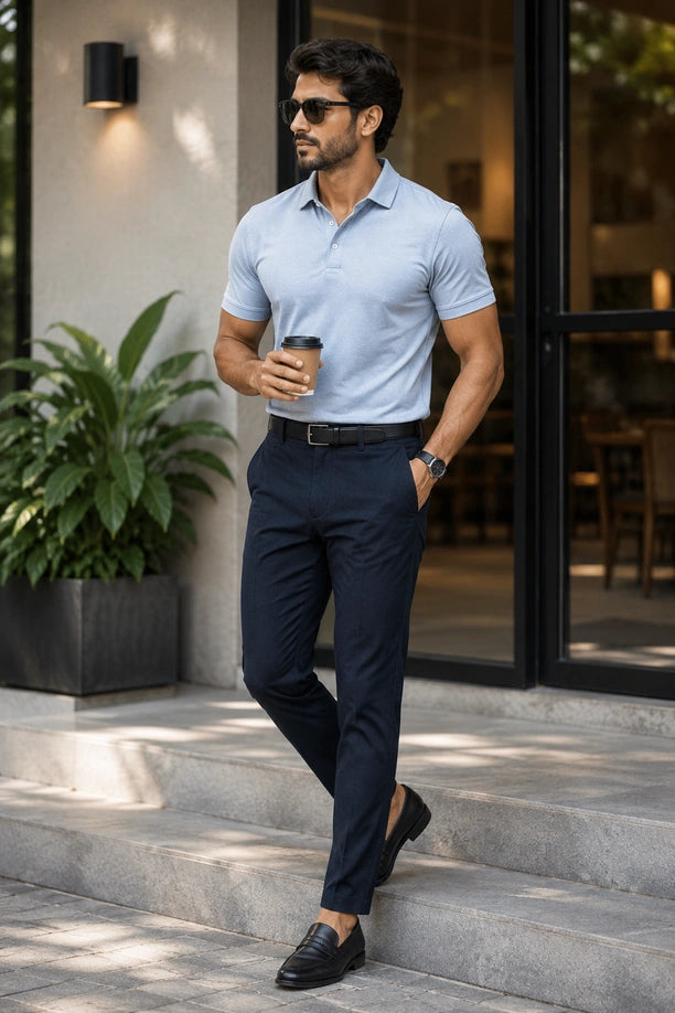 ALL TIME COTTON PANT - DARK NAVY BLUE
