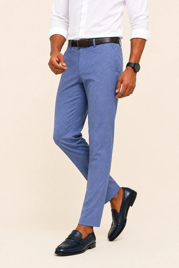 ALL TIME COTTON PANT - DENIM BLUE