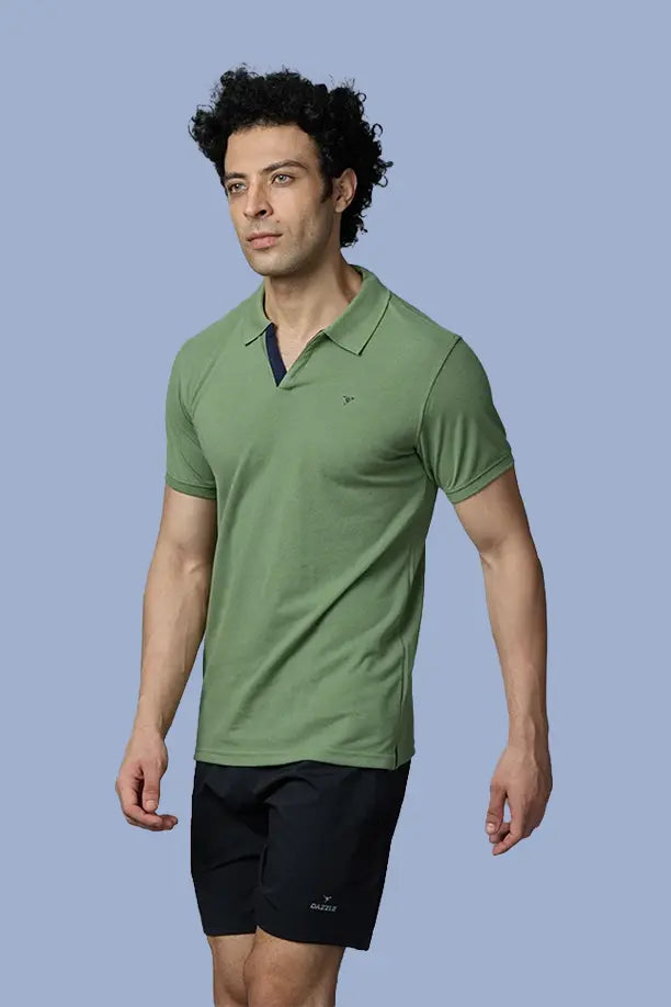 MATTY SLIM FIT T- SHIRT - GREEN