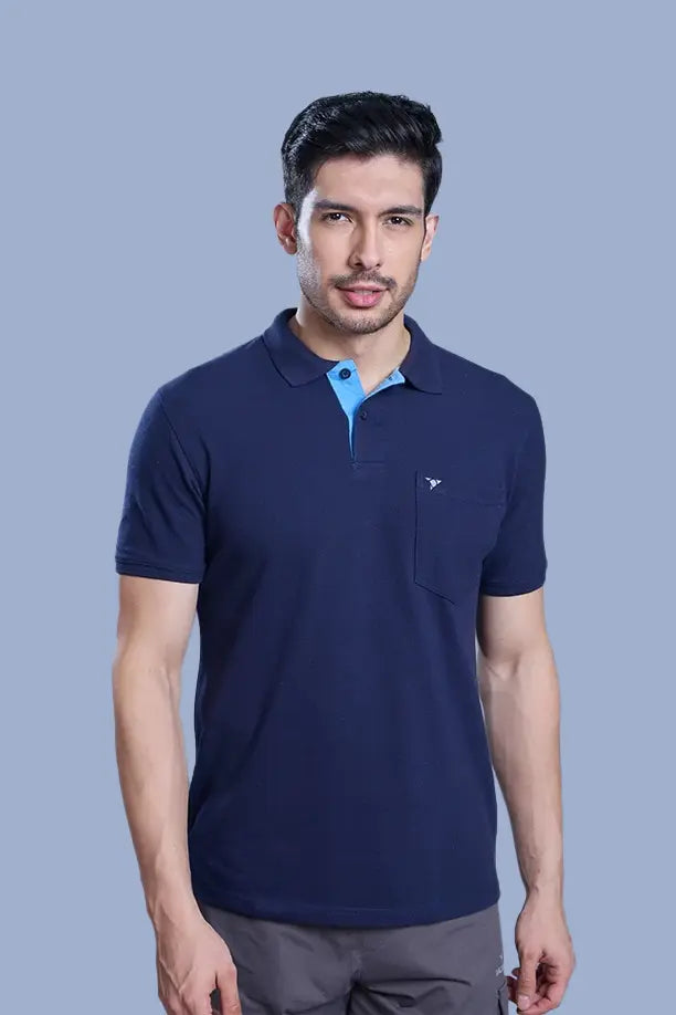 MATTY COMFORT T-SHIRT - NAVY BLUE