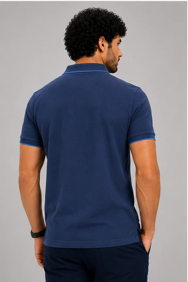 Men Cotton Comfort Fit Polo T-Shirt with CLASSIC