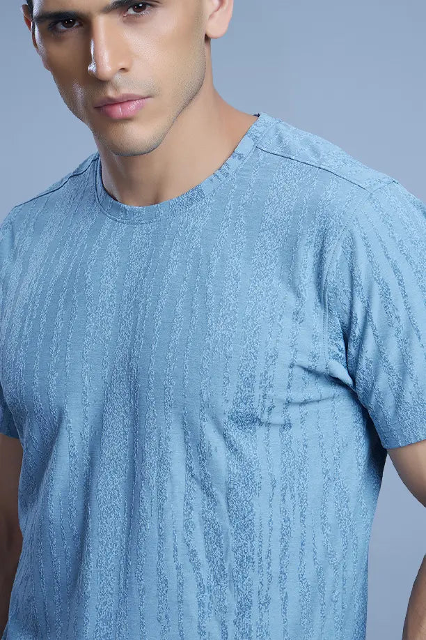 GRACE T SHIRT- SEA BLUE