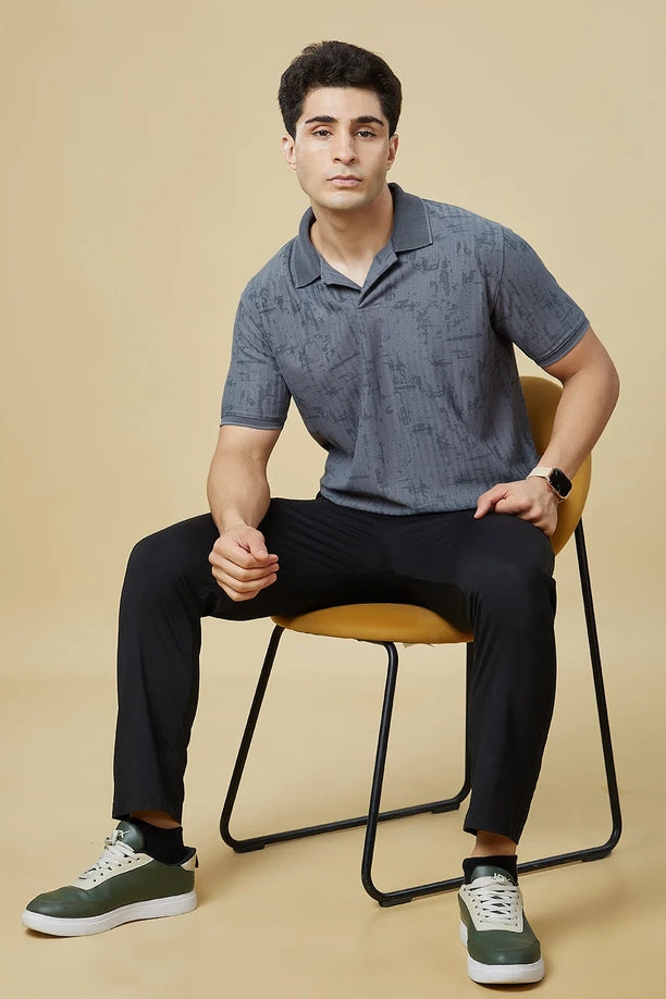 Men Regular Fit Polo T-Shirt with Supreme