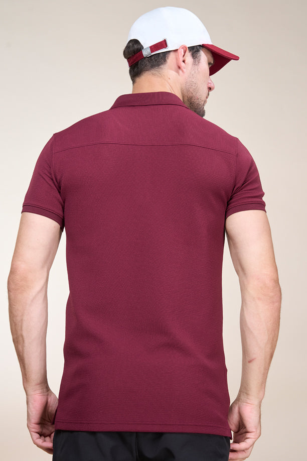 TANGY HALF TSHIRT | MAROON
