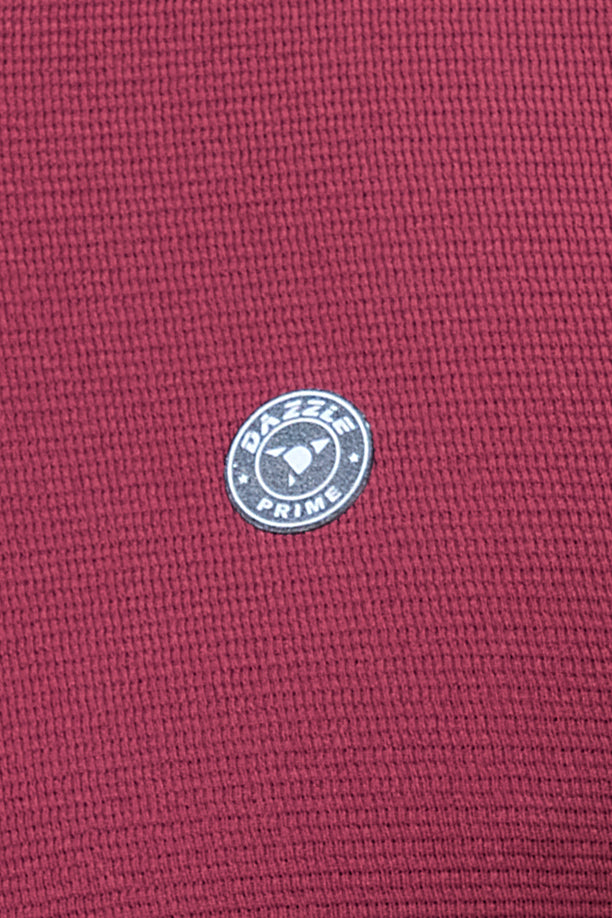 TANGY HALF TSHIRT | MAROON