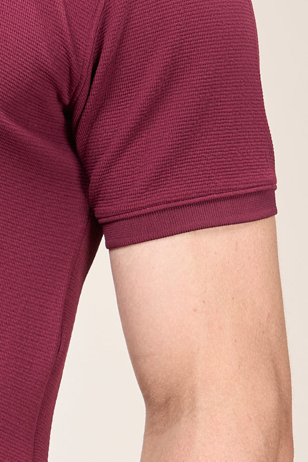 TANGY HALF TSHIRT | MAROON