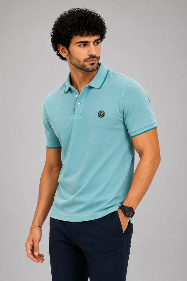 Men Comfort Fit Polo T-Shirt with CLASSIC