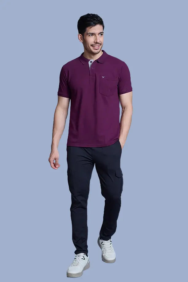 MATTY COMFORT T-SHIRT- ITALIAN PLUM