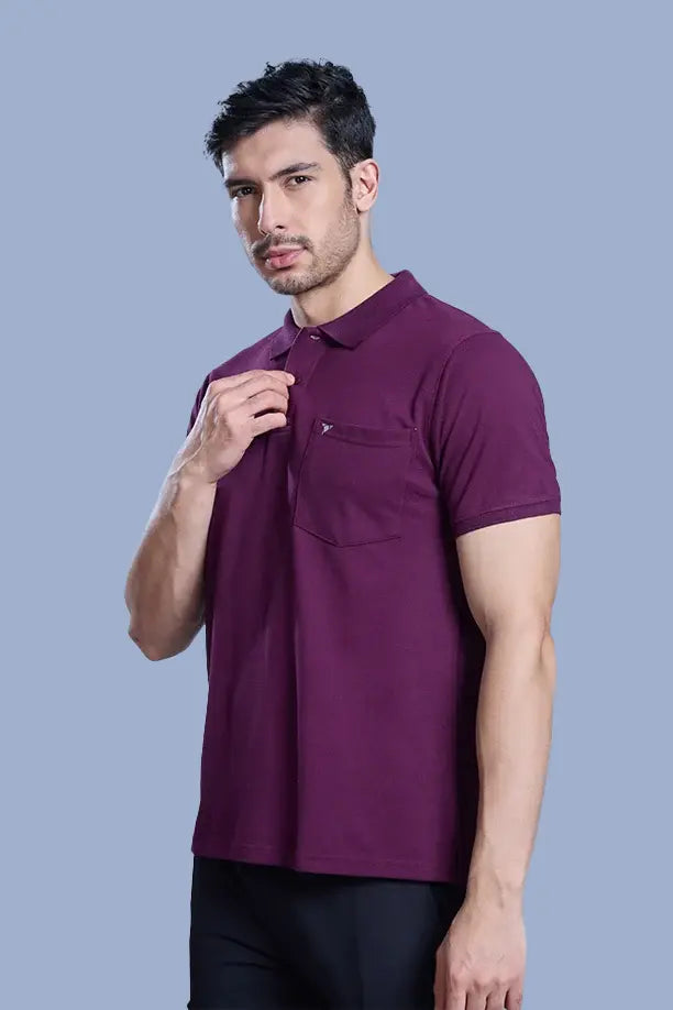 MATTY COMFORT T-SHIRT- ITALIAN PLUM