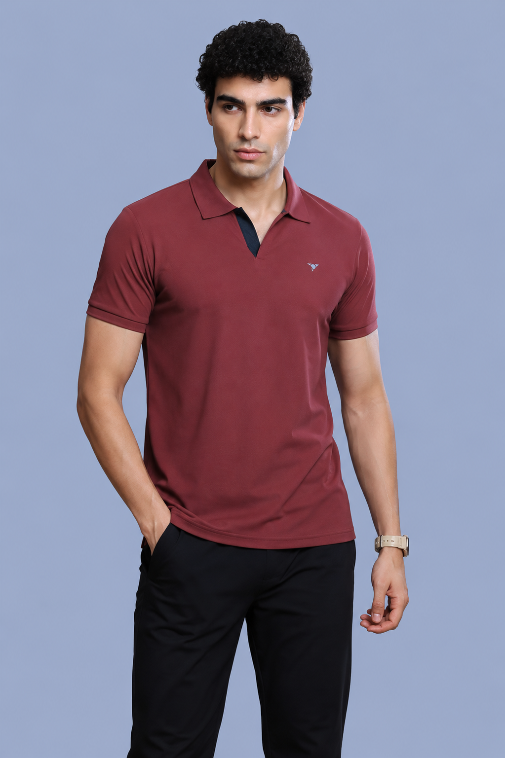 CRAZY MATTY SLIM FIT T-SHIRT - RUST