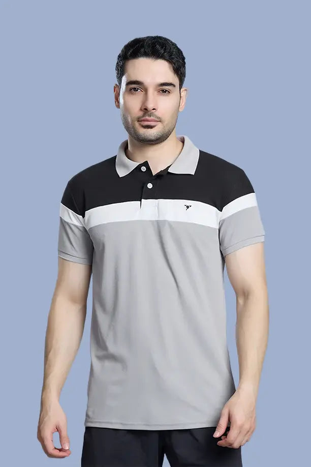 CRAZY MATTY TRENDY T-SHIRT - GREY