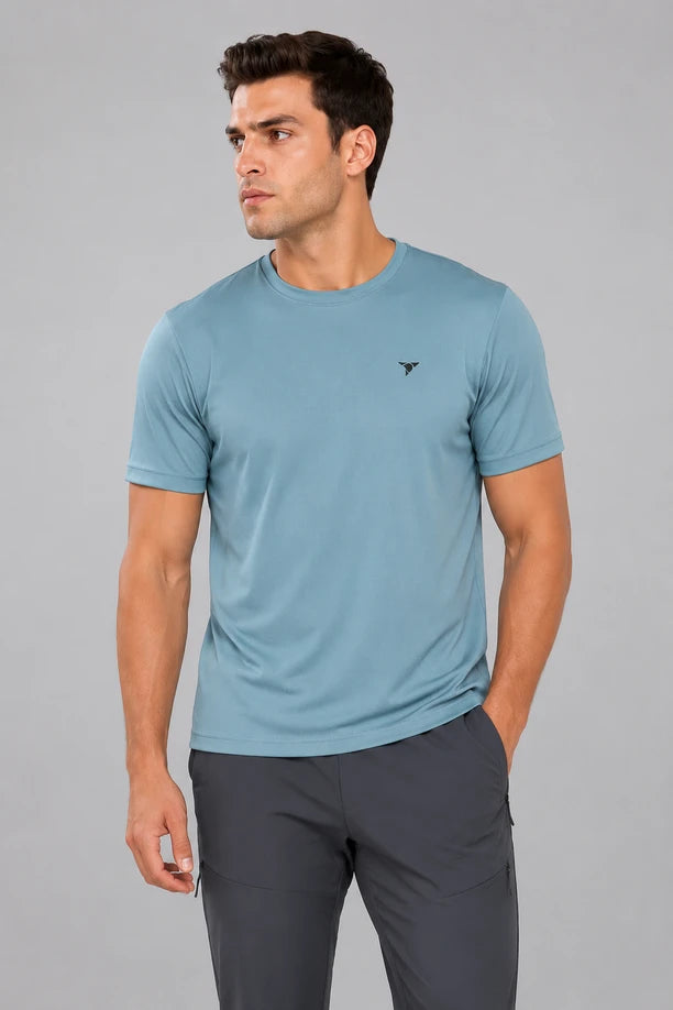 GLAM T-SHIRT | STEEL BLUE