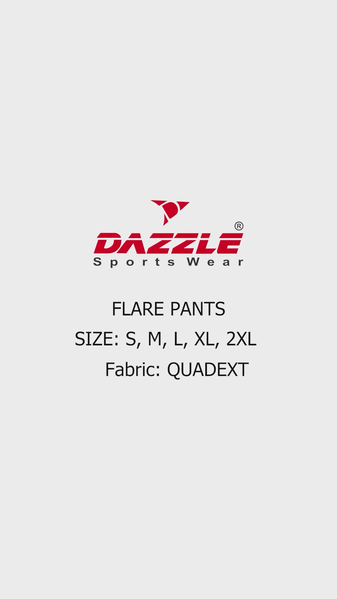 Women Stretch Flare Pants with QUADREX