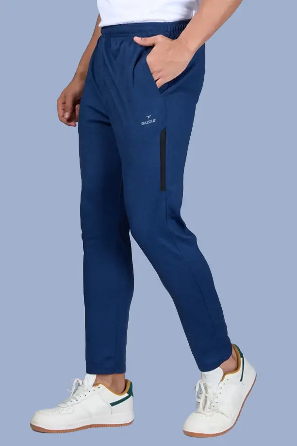 CRAZY MELANGE LOWER - ROYAL BLUE