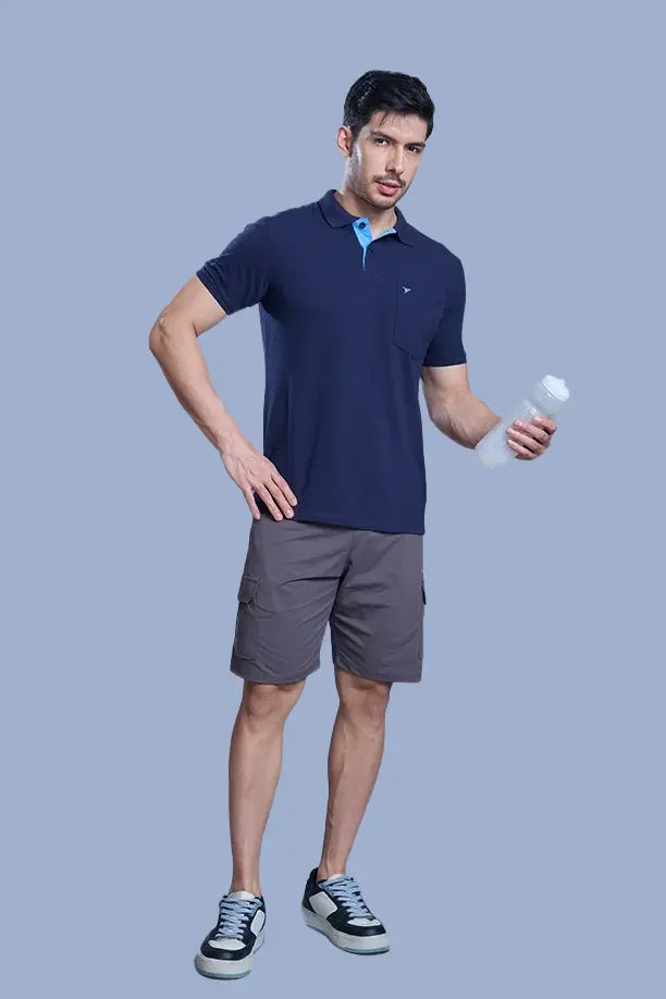 MATTY COMFORT T-SHIRT - NAVY BLUE