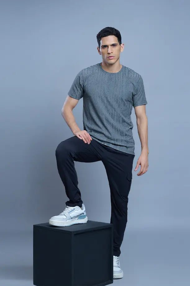 GRACE T SHIRT- BLUE GREY