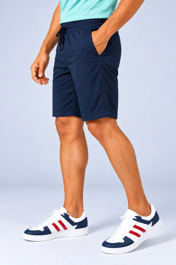 Men Regular Fit Running Shorts with BLOOM