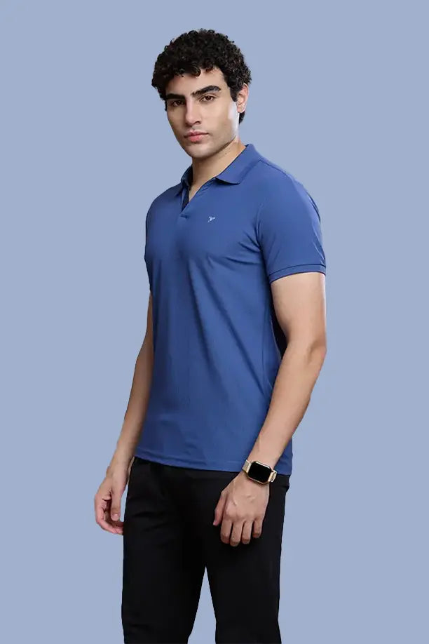 CRAZY MATTY SLIM FIT T-SHIRT - BLUE GREY