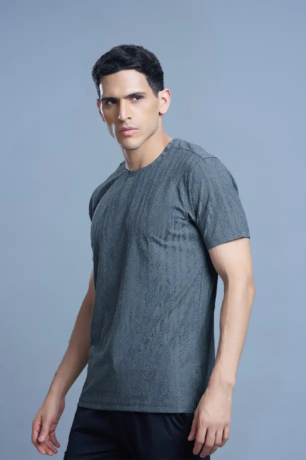 GRACE T SHIRT- BLUE GREY