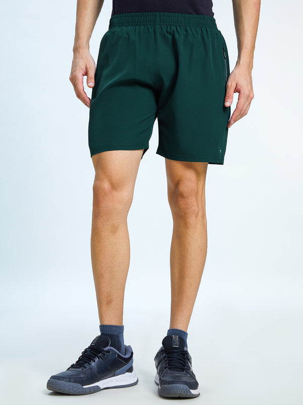 Men Regular Fit Sports Shorts with Pockets