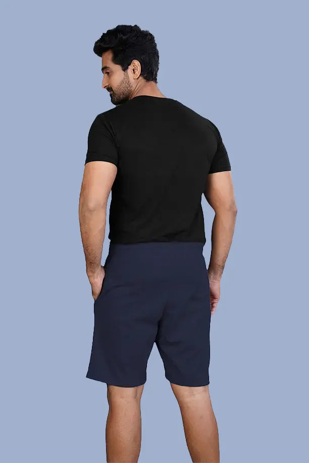 LONG SHORT PLAIN PC SPCL - DENIM BLUE