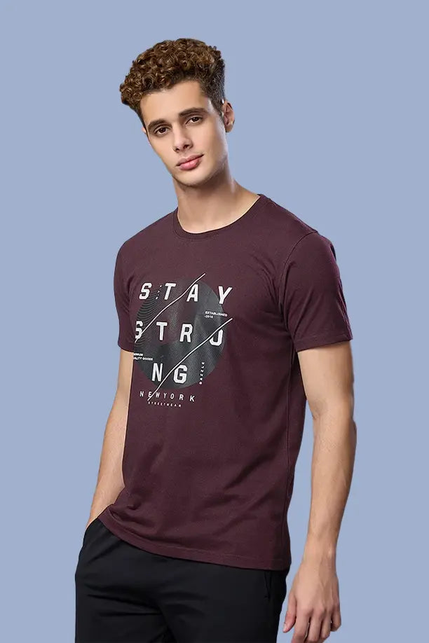 VIBE T-SHIRT - MAROON