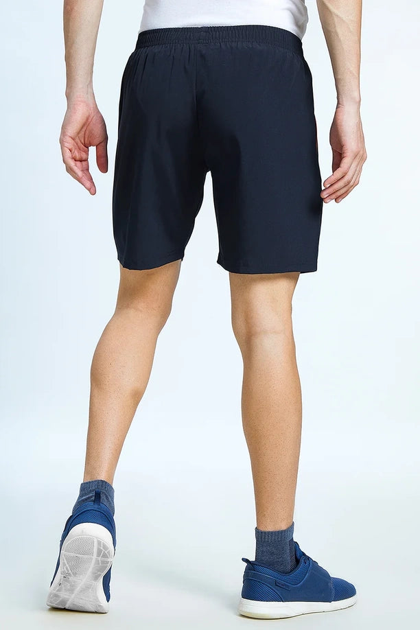 Men Regular Fit Sports Shorts with Pockets
