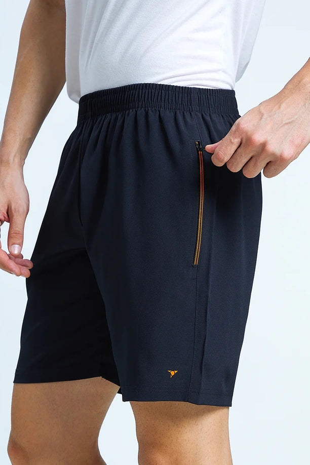 Men Regular Fit Sports Shorts with Pockets