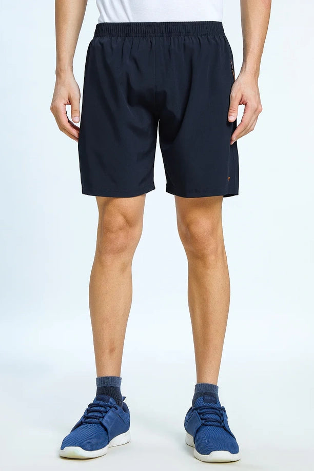 Men Regular Fit Sports Shorts with Pockets