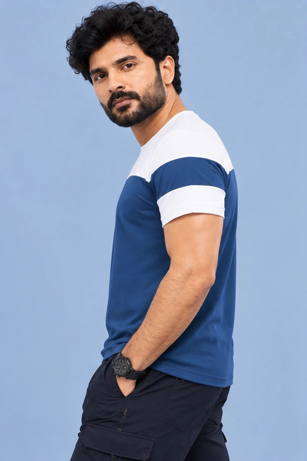 Men Slim Fit Round Neck Tee with PRIDE