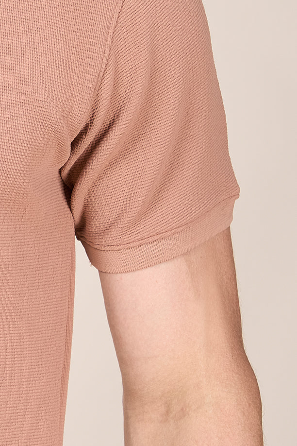 TANGY HALF TSHIRT | BROWN