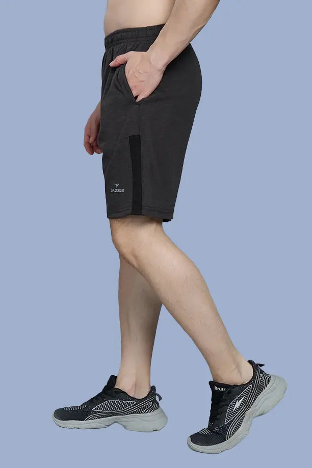 LONG SHORT PC SPCL - MELANGE BLACK