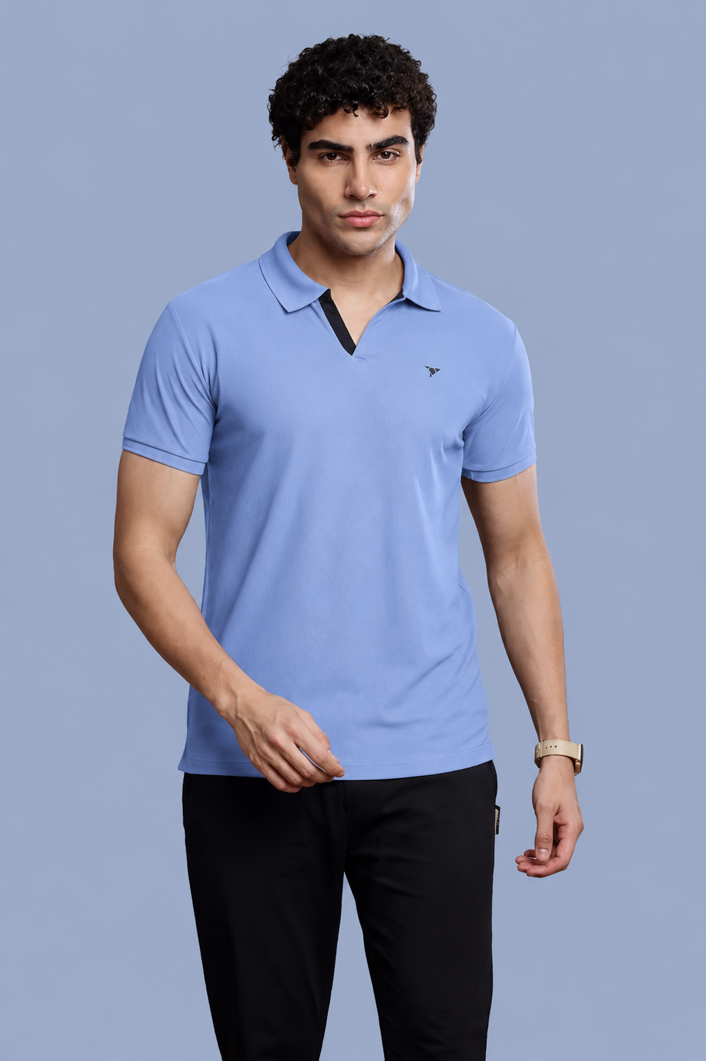 CRAZY MATTY SLIM FIT T-SHIRT - BLUE