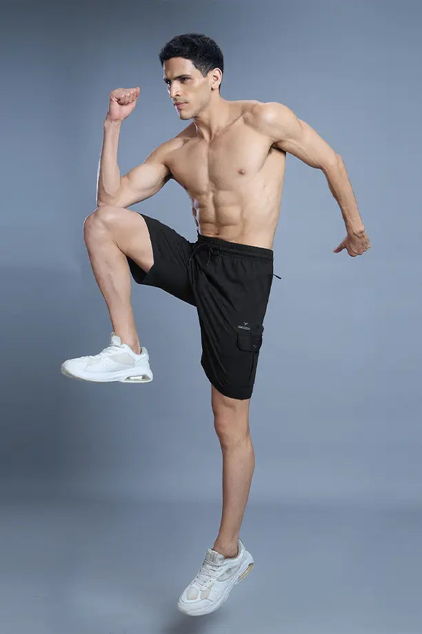 POWER CARGO SHORT - BLACK